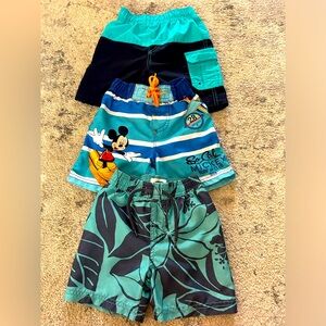 Boys Swim Trunks Bundle - 3 Pair size 2T Old Navy Disney Store Children’s place